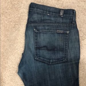 7 for all Mankind Straight Leg Jeans sz 29 Long